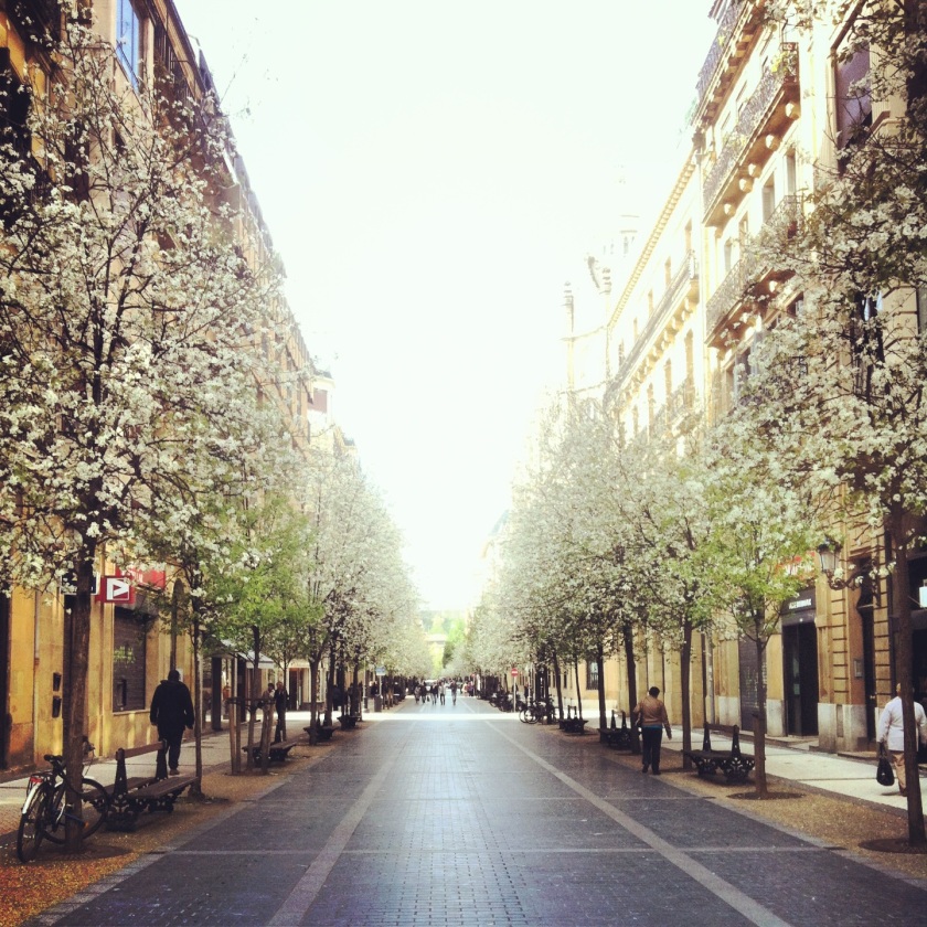 primavera en San Sebastián